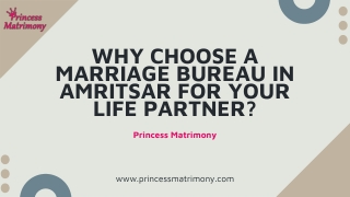 Why Choose a Marriage Bureau in Amritsar for Your Life Partner