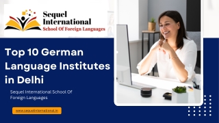 Top 10 German Language Institutes in Delhi
