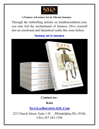 A Fantasy Adventure Set in Vibrant Jamaica