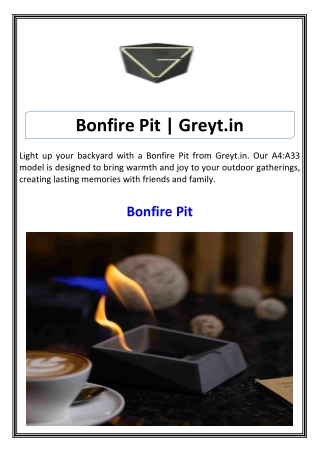 Bonfire Pit Greyt.in
