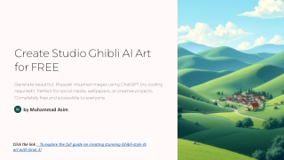 Create-Studio-Ghibli-AI-Art-for-FREE 2025