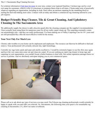 Carpeting Cleaners Sacramento, Citrus Elevations Upholstery & Floor Tile Cleansi