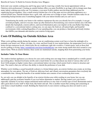 Are Outdoor Kitchens Worth It? Below's What You Need To Recognize