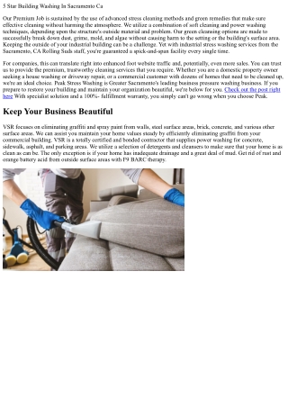 Sacramento Stress Washers & Industrial Cleaning Equipment