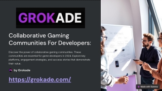 Collaborative Gaming Communities For Developers