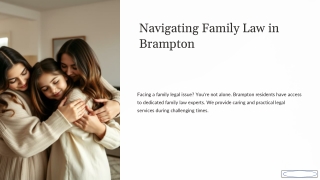 Navigating Family Law in Brampton