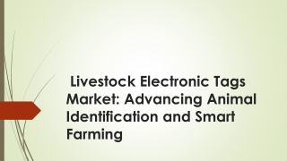 Livestock Electronic Tags Market