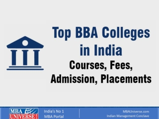 Top BBA Colleges in India 2025: A Complete Guide
