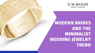 Modern Brides and the Minimalist Wedding Jewelry Trend