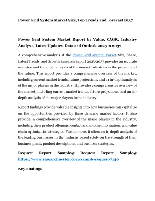 Power Grid System Market