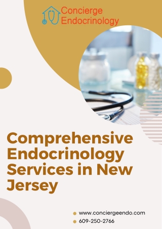 Comprehensive Endocrinology Services in New Jersey