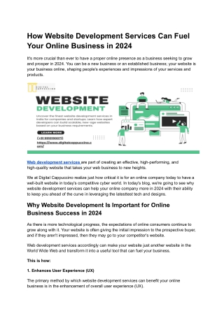 Best Website Development Solutions in India for Companies and Startups