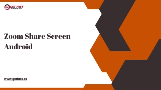 Zoom Share Screen Android