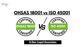 What is The Difference Between OHSAS 18001 vs ISO 45001?