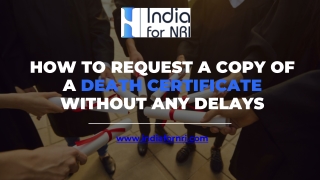 How to Request a Copy of a Death Certificate Without Any Delays