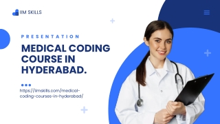 Medical coding course in Hyderabad.