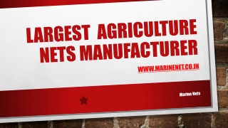 Trusted Supplier of High-Quality Knotless & Polyester Nets in Mumbai