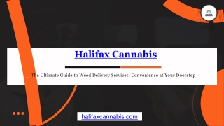 Halifax Cannabis Delivery Service