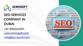 SEO Services in Dubai