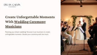 Top Wedding Ceremony Musicians Near You