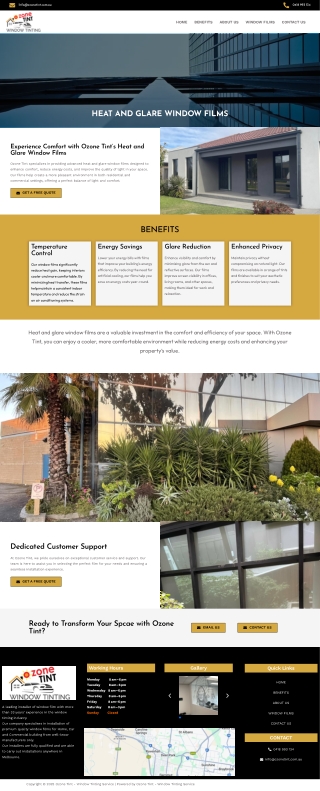 Heat and Glare Window Films