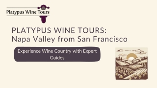 Guided Napa Valley Wine Tour from San Francisco