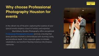 Why choose Professional Photography Houston for events