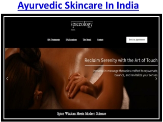 Best Wellness and Luxury Spa  in Delhi India Spiceology