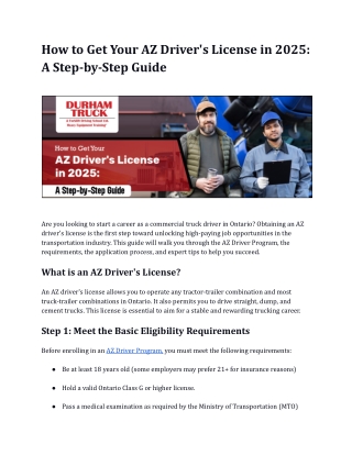How to Get Your AZ Driver's License in 2025_ A Step-by-Step Guide