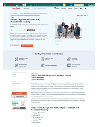 PRINCE2 Agile Foundation & Practitioner Training Course in India