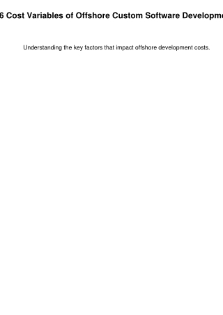 Offshore_Cost_Variables