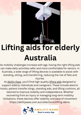 Lifting aids for elderly Australia