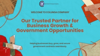 Our Trusted Partner for Business Growth & Government Opportunities