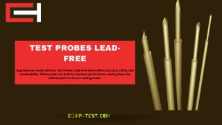 Test Probes Lead-Free