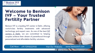 Welcome to Benison IVF – Your Trusted Fertility Partner