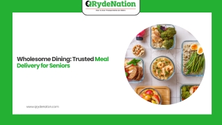 Wholesome Dining Trusted Meal Delivery for Seniors