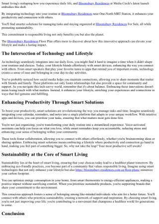 Why Smart Living Defines Media Circle's Latest Launch?