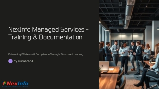 Comprehensive Training & Documentation Solutions from NexInfo