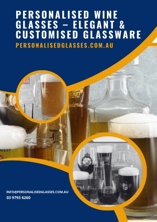 Personalised Wine Glasses – Elegant & Customised Glassware