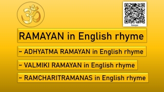 Ramayans  in English rhyme