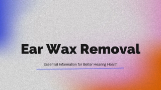Ear Wax Removal Ealing