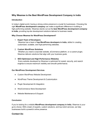 Best WordPress Development Company in India (1)