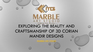 Exquisite 3D Corian Mandir Designs by Marble Art Studio