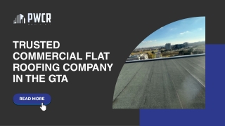 Trusted Commercial Flat Roofing Company in the GTA