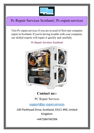Pc Repair Services Scotland | Pc-repair.services