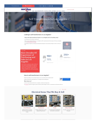 Sell Transformers in Los Angeles with TheCircuitbreakersource