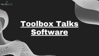 Construction Safety Training Videos and Toolbox Talks Software