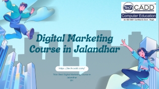 Digital Marketing Course in Jalandhar