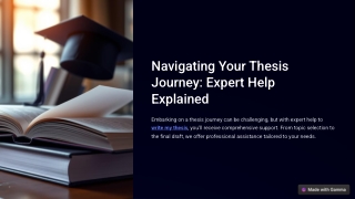 Get Expert Help to Write Your Thesis: Professional Assistance at Your Fingertips