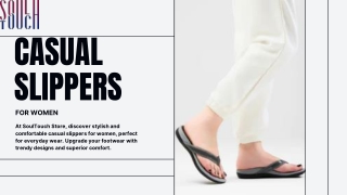 Best and Comfortable Casual Slippers for Women  SoulTouch Store